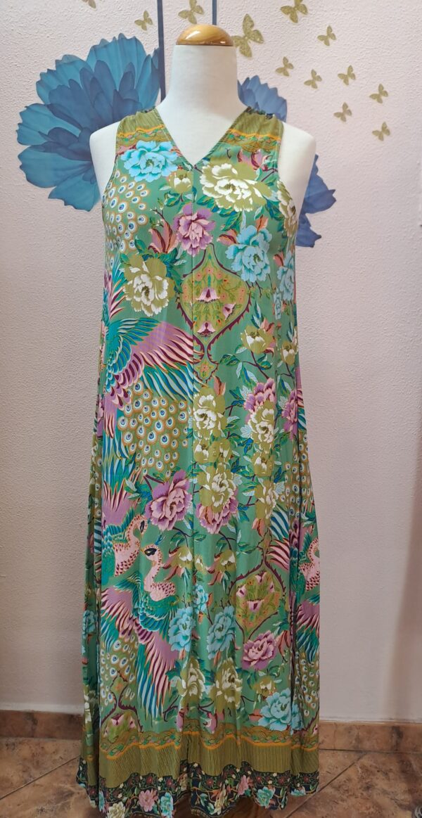 Vestido largo algodón