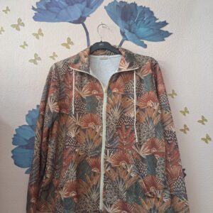 Chaqueta estampada de punto